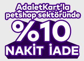 AdaletKart ile Petshop Harcamalarında %10 Nakit İade!
