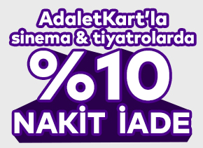 AdaletKart ile Sinema & Tiyatro Harcamalarında %10 Nakit İade!