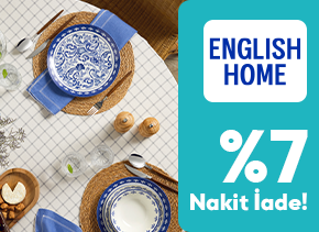 Adaletkart ile English Home Mağazalarından Yapacağınız Alışverişlerde %7 Nakit İade Fırsatı Sizi Bekliyor.