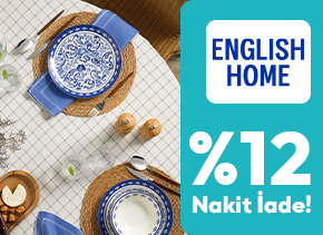 Adaletkart ile English Home Mağazalarından Yapacağınız Alışverişlerde %12 Nakit İade Fırsatı Sizi Bekliyor.