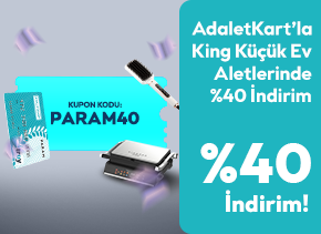 AdaletKartlılara King’te %40 İndirim!