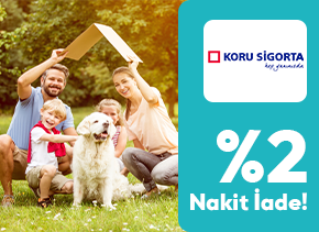 AdaletKartlılara Koru Sigorta’da %2 Nakit İade!