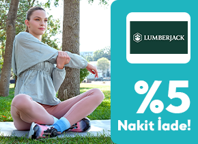 AdaletKartlılara Lumberjack’de %5 Nakit İade!
