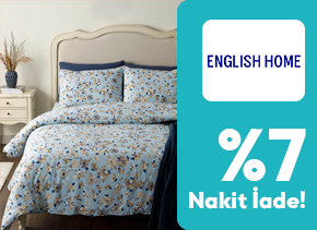 Adaletkart ile English Home Mağazalarından Yapacağınız Alışverişlerde %7 Nakit İade Fırsatı Sizi Bekliyor.