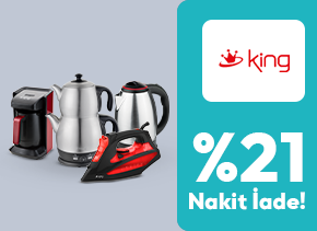 AdaletKart’lılara King Harcamalarında %21 Nakit İade!