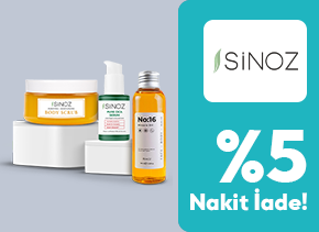 AdaletKartlılara Sinoz Kozmetik’te %5 Nakit İade!