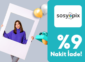 Adaletkart ile Sosyopix Mağazasından Yapacağınız Alışverişlerde %9 Nakit İade Fırsatı Sizi Bekliyor.