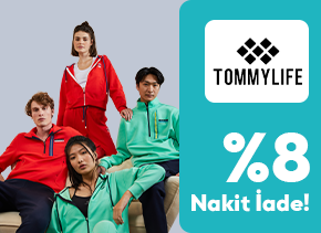 Adaletkart ile TOMMYLIFE Mağazalarından Yapacağınız Alışverişlerde %8 Nakit İade Fırsatı Sizi Bekliyor.